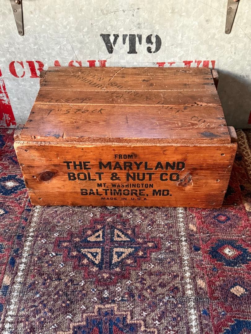 アンティーク雑貨 THE MARYLAND BOLT&NUT CO BOX