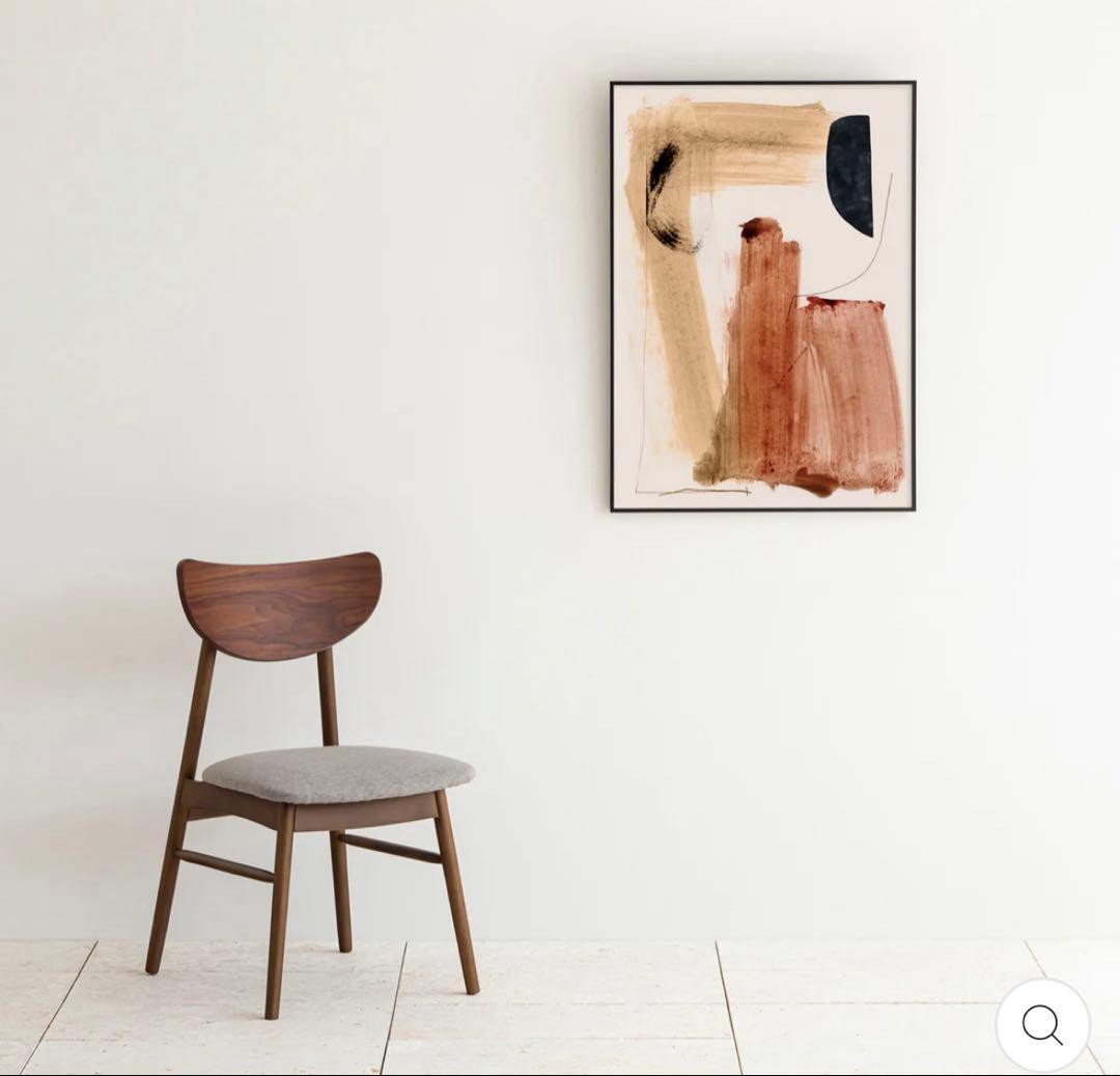 KANADEMONO A1アートポスター　ブラウン　茶色