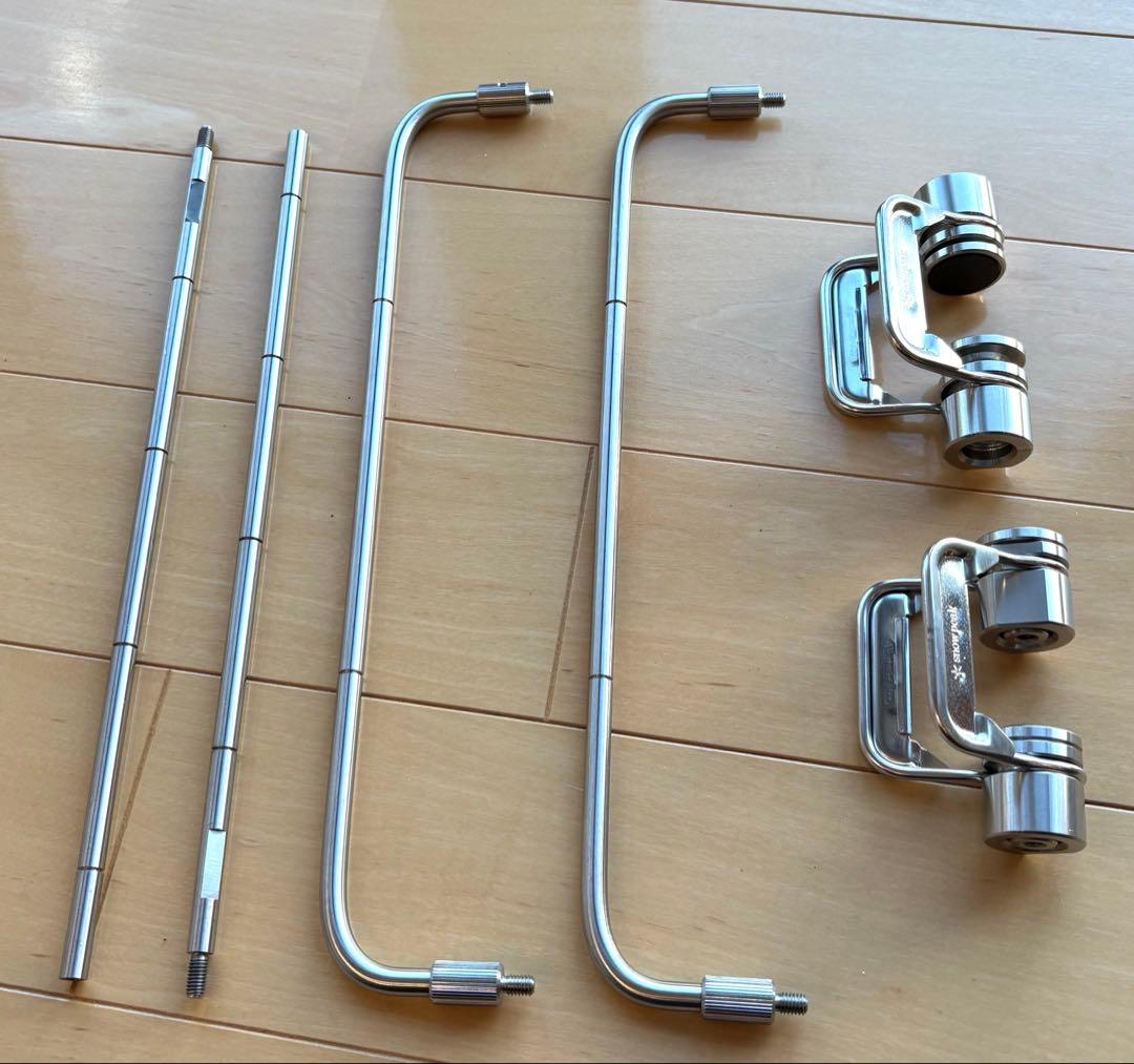 スノーピーク　メッシュトレー ハーフユニット 浅型&深型、フレーム&クランプ