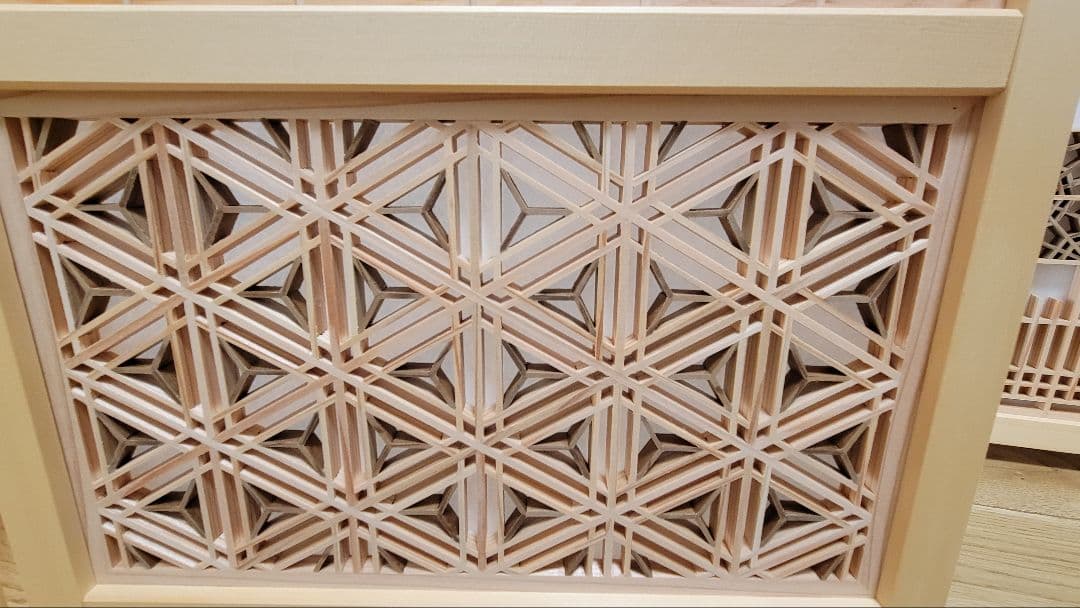 組子細工　組子　衝立　パーテーション