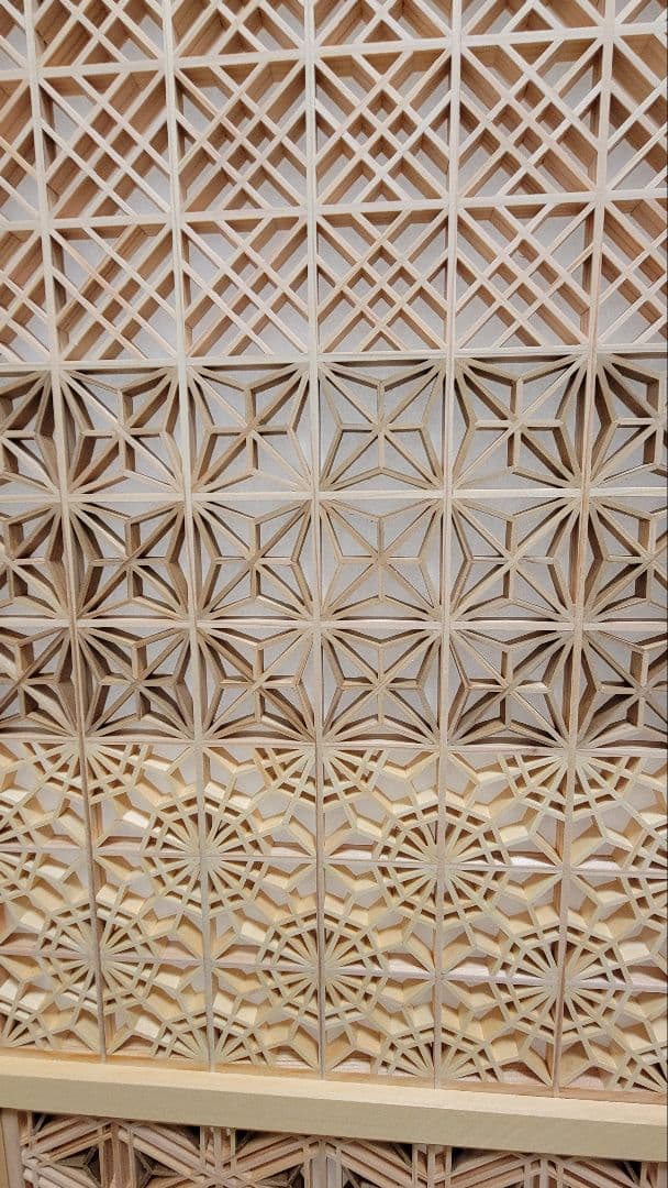 組子細工　組子　衝立　パーテーション