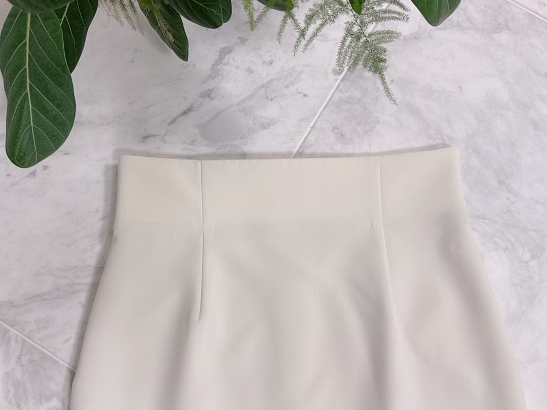 美品★NOBLE ノーブル ジャージーライクカラータイトスカート８