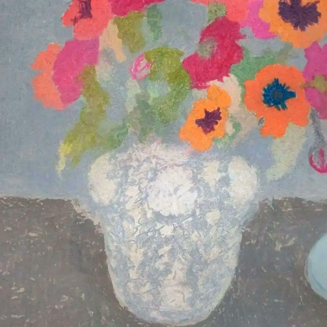 特価◯絵画　オイルパステル画 額装品