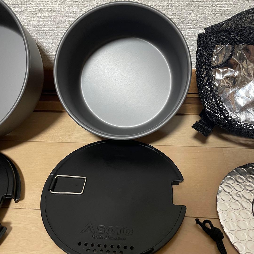 【美品】SOTO「ナビゲータークックシステム」+「マイクロレギュレーター付」
