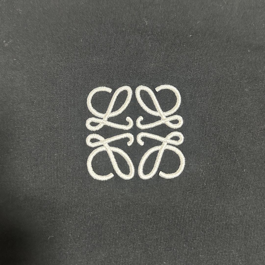 LOEWE ロエベ アナグラム 刺繍 ロゴ Tシャツ ブラック XS 正規品