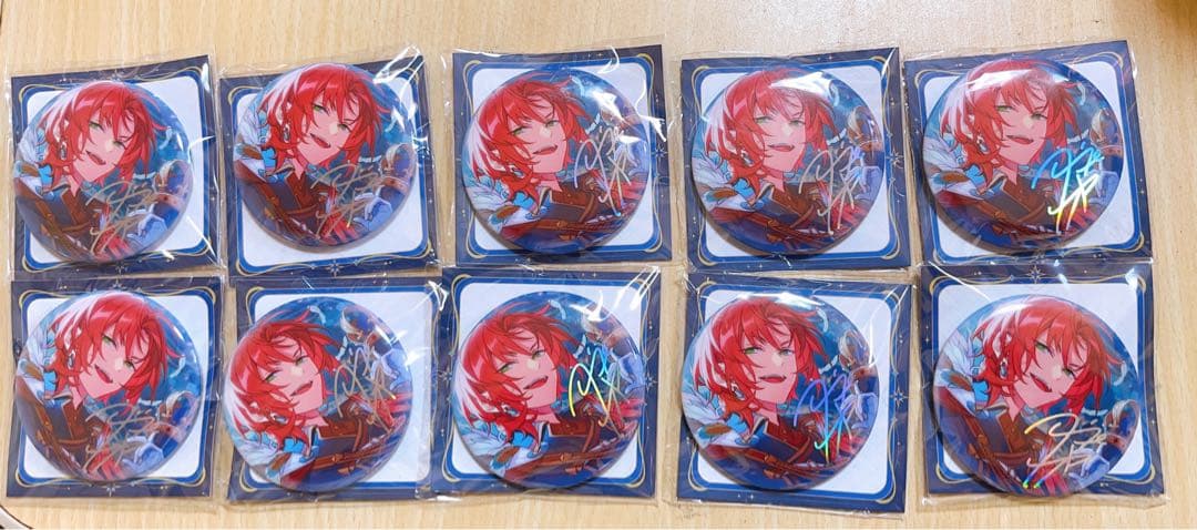 あんスタ　中国　星光缶バッジ　月永レオ　10個セット