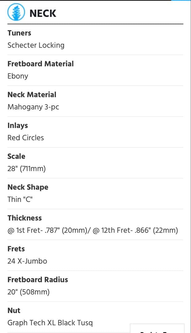 SCHECTER 8弦ギター【コイルタップ仕様】