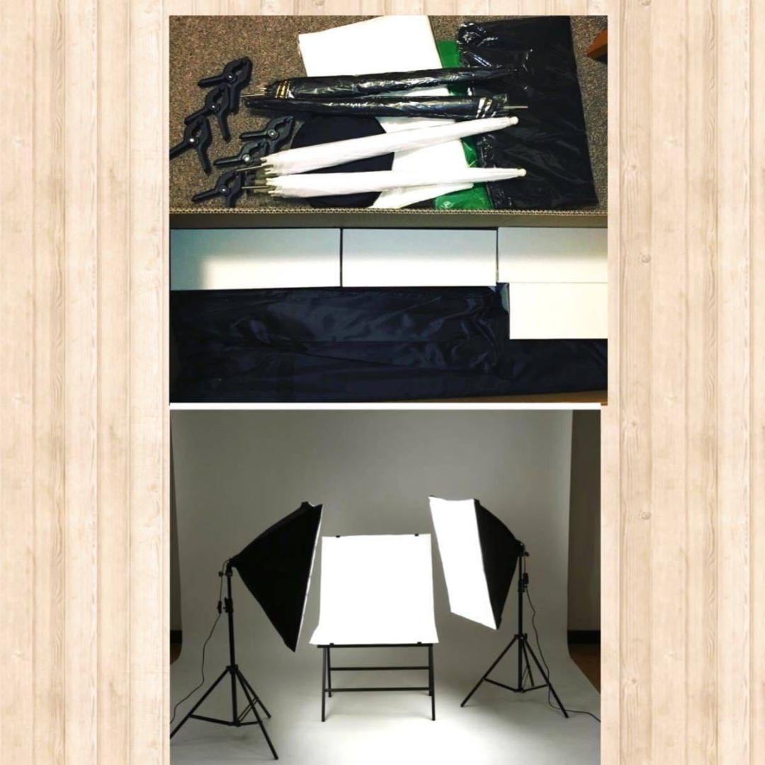 ❤業務用＆プロ仕様❣本格的な超豪華フルセット♪❤ミニスタジオ☆撮影照明キット