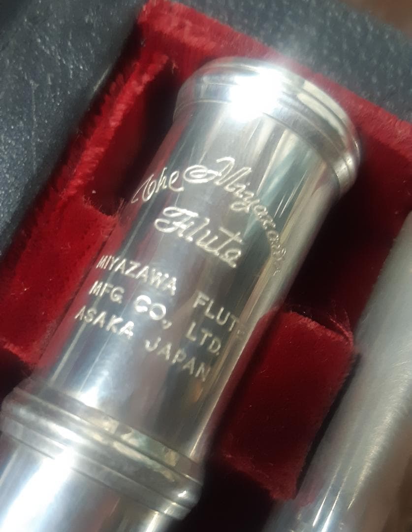 希少！管体銀製　Miyazawa　ミヤザワ　MC300　タンポ交換調整済(^^♪