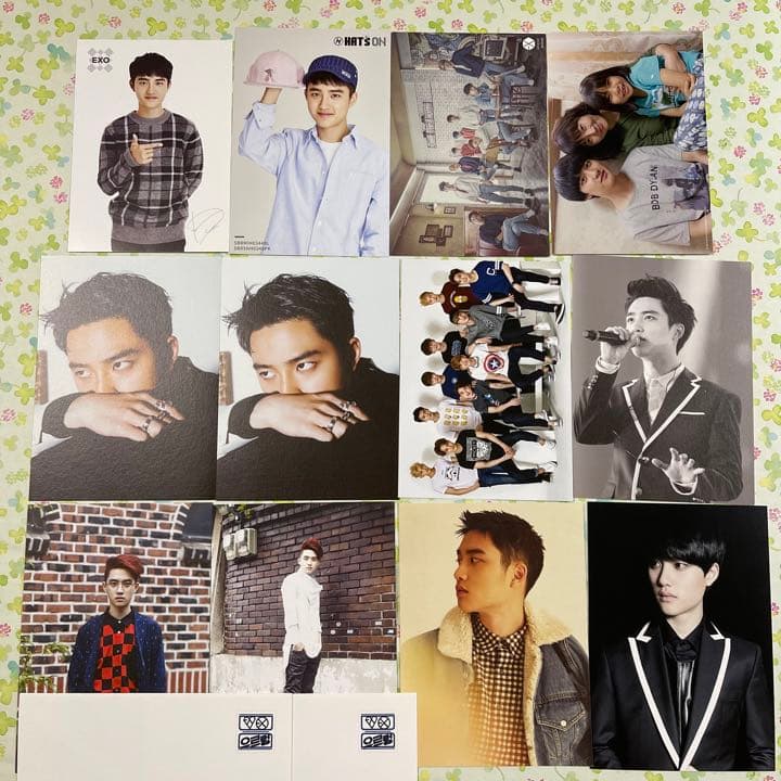 EXO D.O. ギョンス　写真　ポストカード　ポラロイド 色々　71枚セット