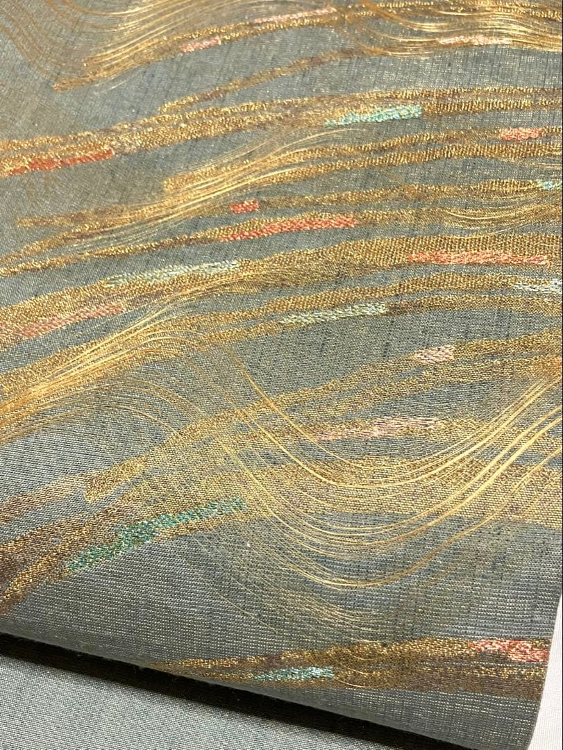 しょうざん 絹漉貴 袋帯 お太鼓柄 正絹 熨斗文 未使用 イ6336