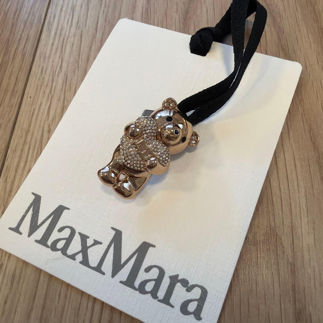 MaxMara メタルテディ ブローチ ハート