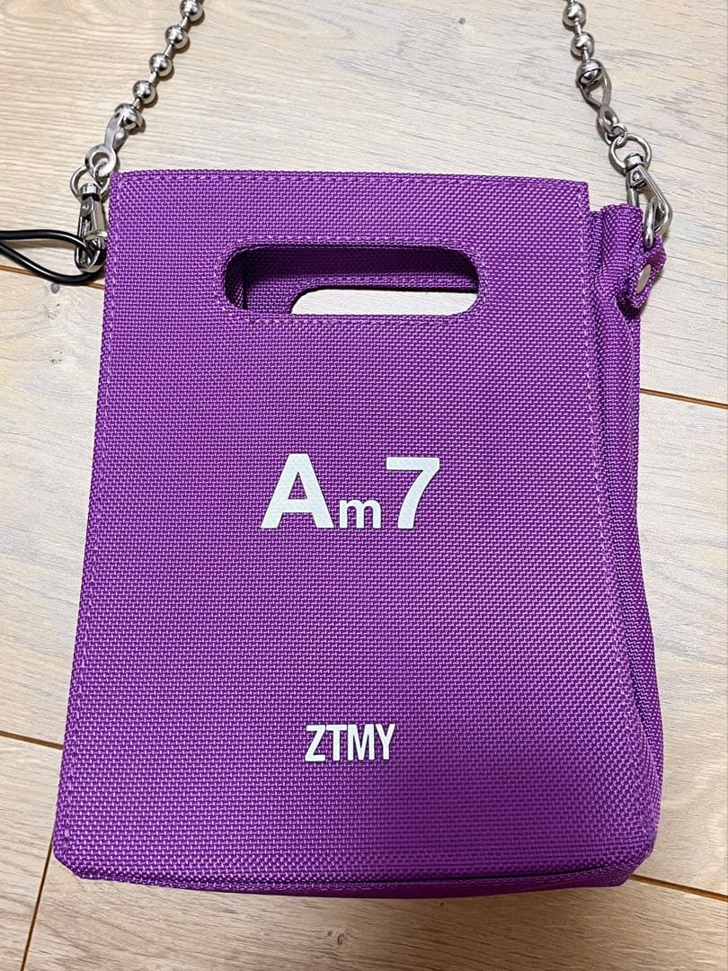 ずっと真夜中でいいのに nana-nana バッグ ステッカー パープル