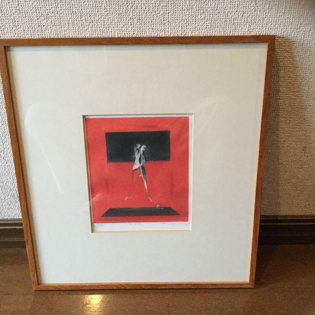 色彩銅版画 堀井英男 【夜の窓】共シール有り 箱有り 真作保証品