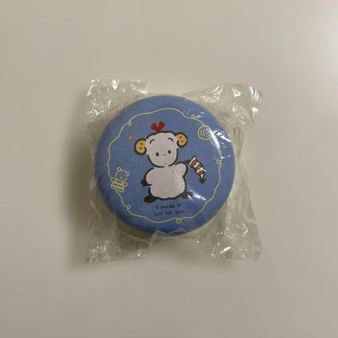 【匿名配送】未使用　未開封 サンリオ 丸缶 小物入れ 1990 文房具