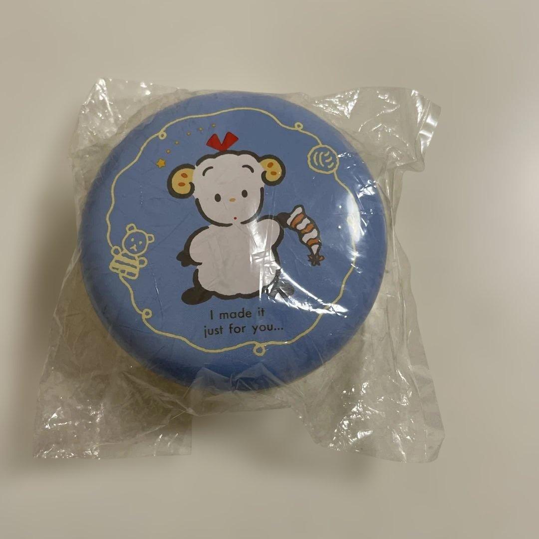 【匿名配送】未使用　未開封 サンリオ 丸缶 小物入れ 1990 文房具