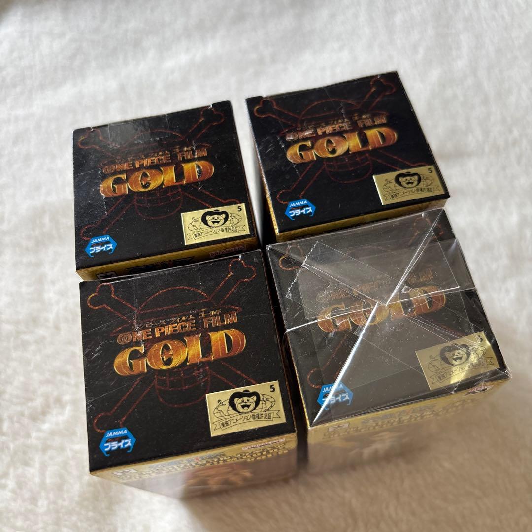 未開封ONE PIECEワーコレFILMGOLDサウザンドサニー号他3体