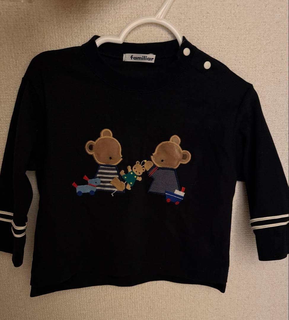 familiar ネイビー 長袖Tシャツ　80サイズ