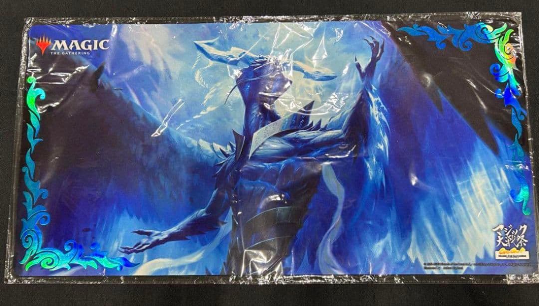 プレイマット マジック大戦祭限定 嵐の目、ウギン 箔押し