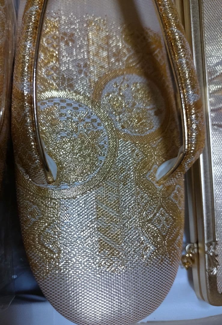 超美品☆和装バック&草履セット☆木箱入り