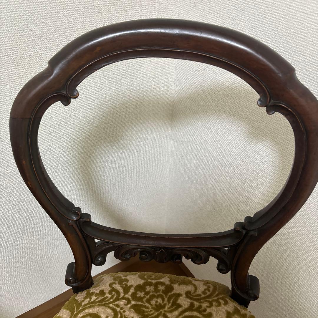 アンティークチェア バルーンバック ヴィンテージ マホガニー 英国製