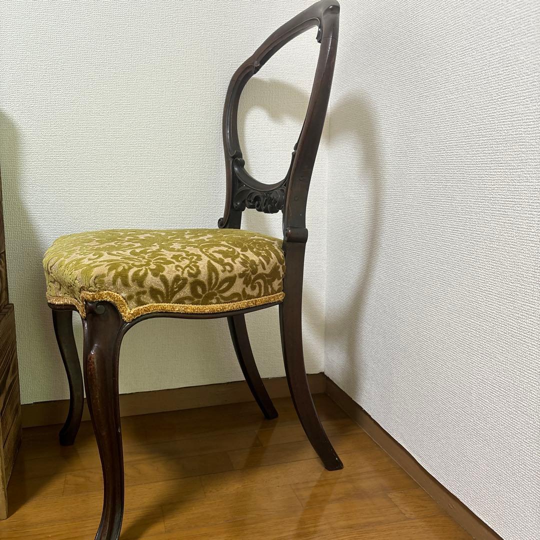 アンティークチェア バルーンバック ヴィンテージ マホガニー 英国製