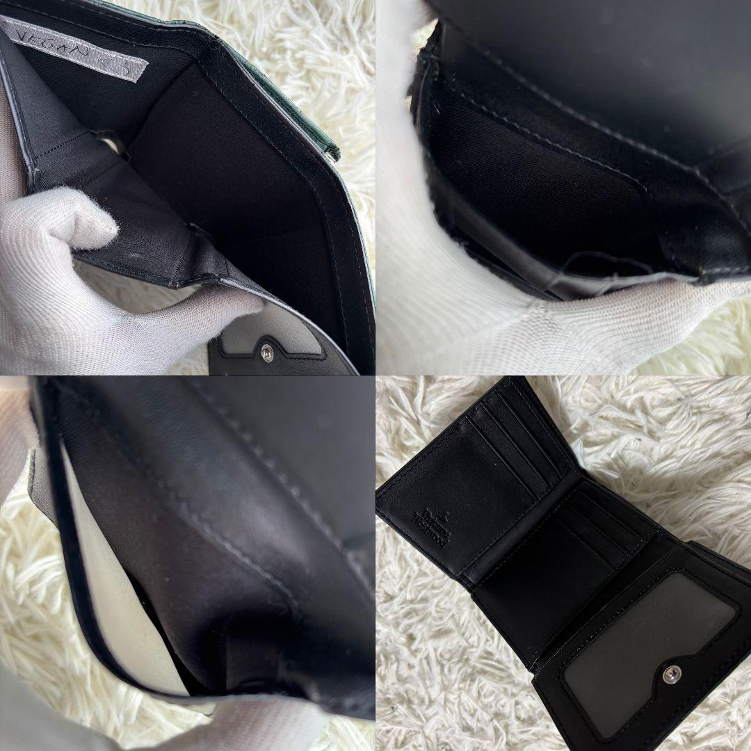 【超激レア 美品】ヴィヴィアンウエストウッド　折財布　がま口　オーブ　グリーン系