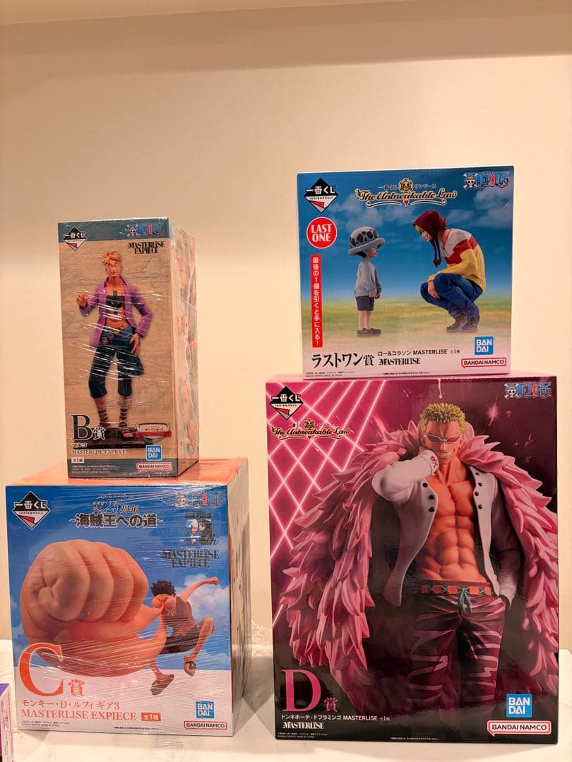 ワンピース 一番くじ　フィギアB賞 C賞 D賞 ラストワン賞まとめ売りおまけ付き
