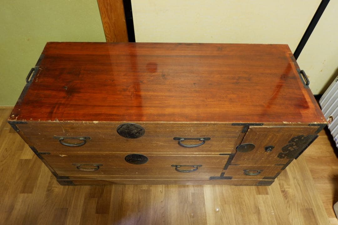 最終値下げ 希少 ヴィンテージ 時代箪笥 アンティーク 箪笥 収納 古家具 大正