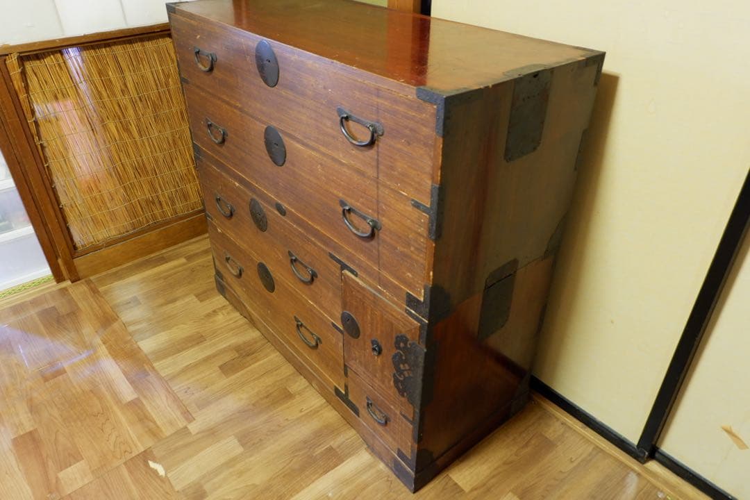 最終値下げ 希少 ヴィンテージ 時代箪笥 アンティーク 箪笥 収納 古家具 大正