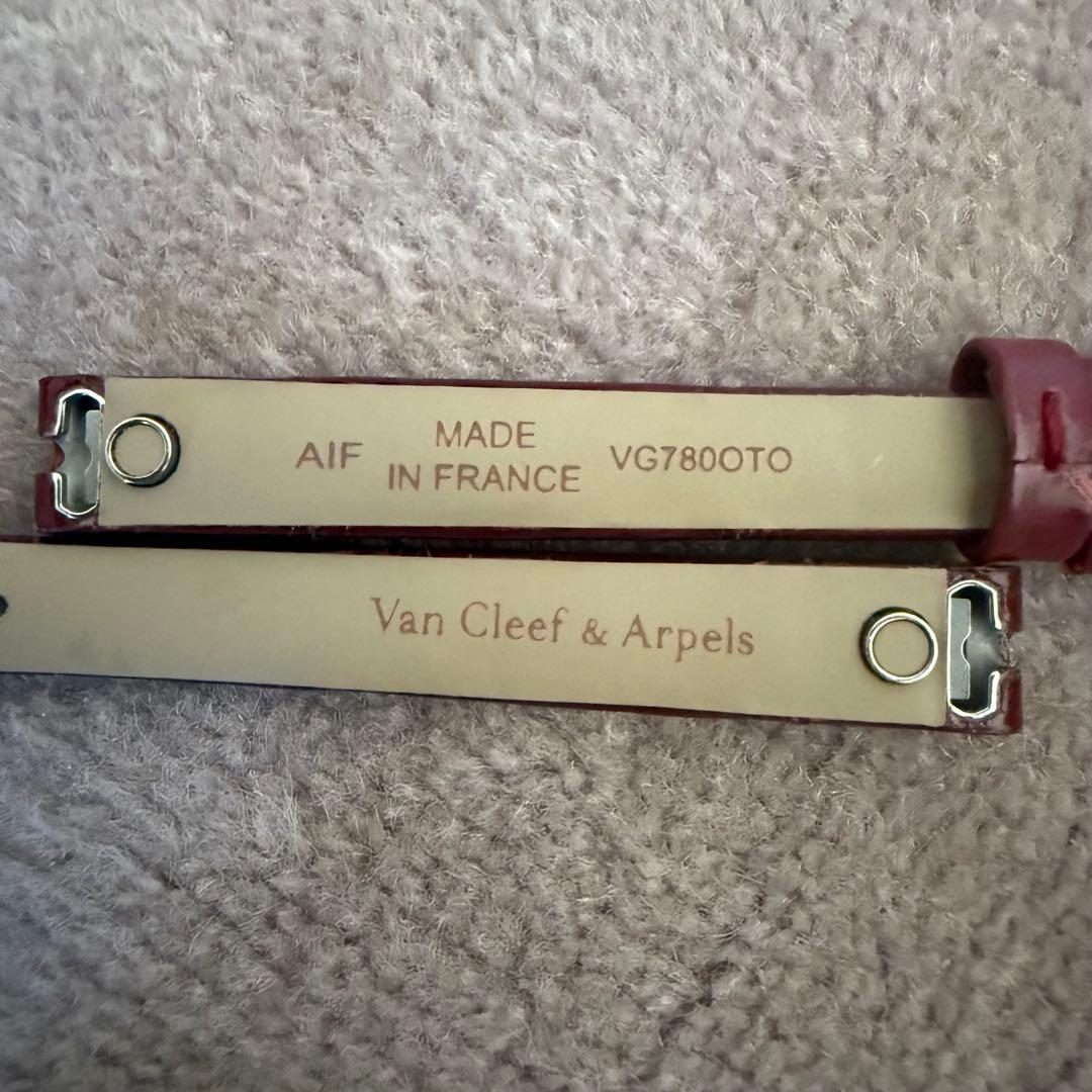 新品◆ヴァンクリーフ&アーペル◆スウィートアルハンブラ用ベルト◆アリゲーター