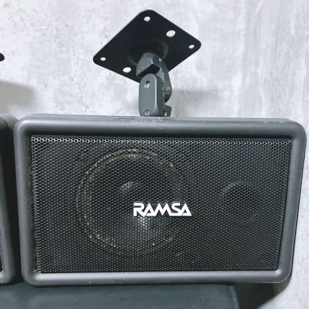 【希少】RAMSA ラムサ ペア スピーカー WS-A10-K ブラケット付き