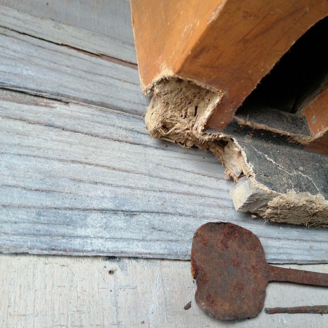 古民具　三口竈　37cm　明治～昭和初期