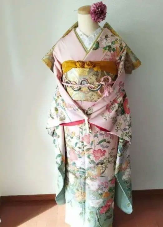 yuki様　430.振袖7点セット 正絹　フルセット　成人式　西武百貨店謹製