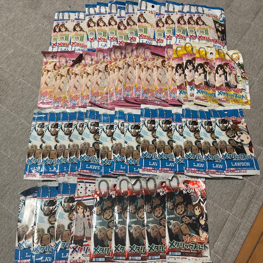 けいおん　メタリックプレート　未開封　53個