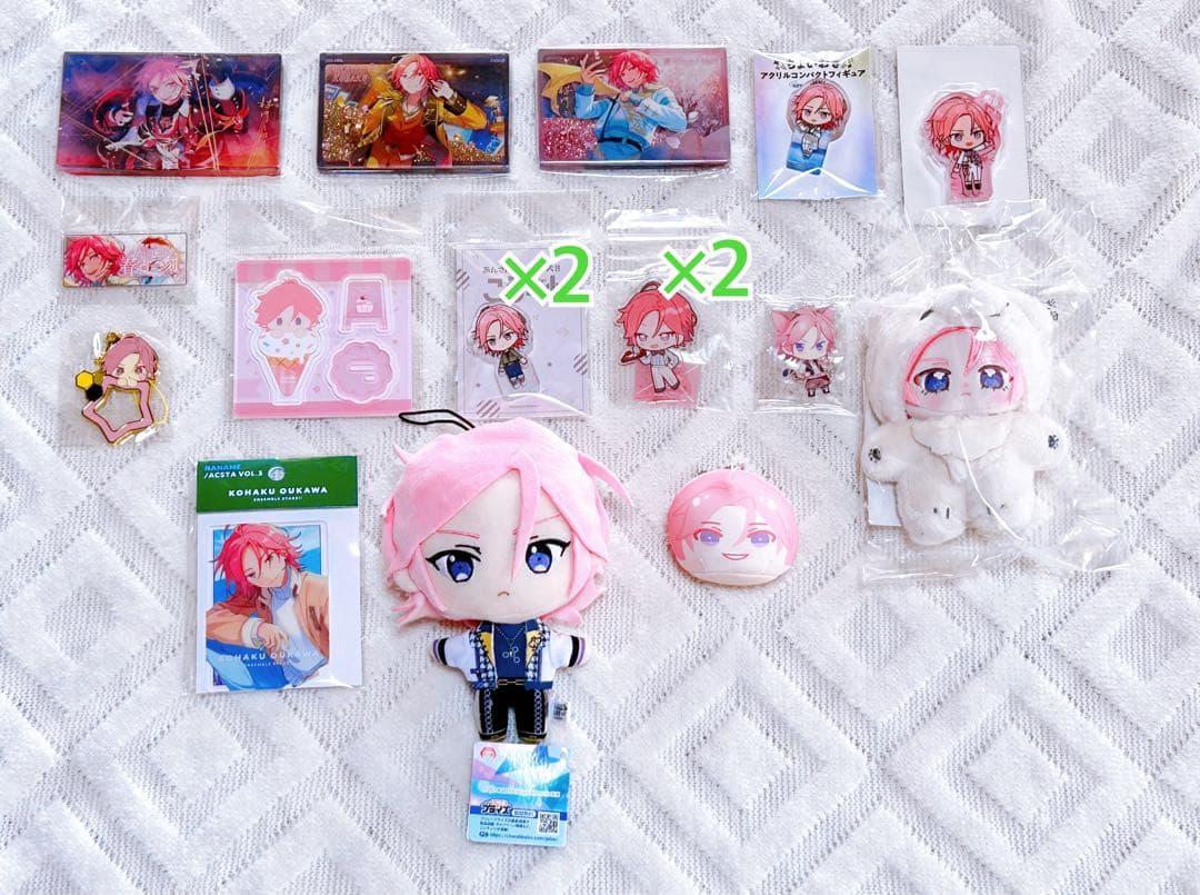 あんスタ 桜河こはく 缶バッジ いつぬい ぱしゃっつ まとめ売り