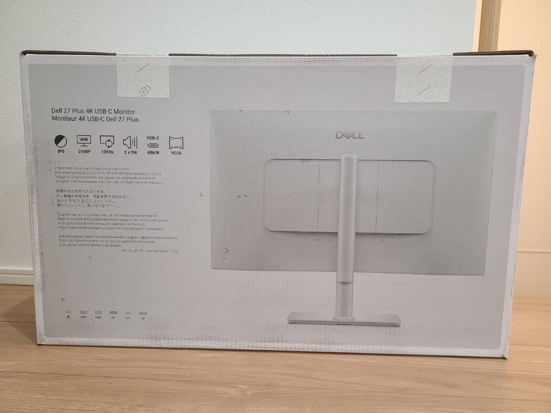 【新品・未開封】27インチモニター「Dell 27 Plus 4K」