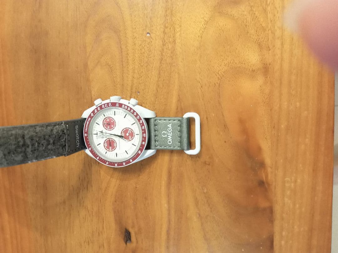 OMEGA クロノグラフ ラバーベルト