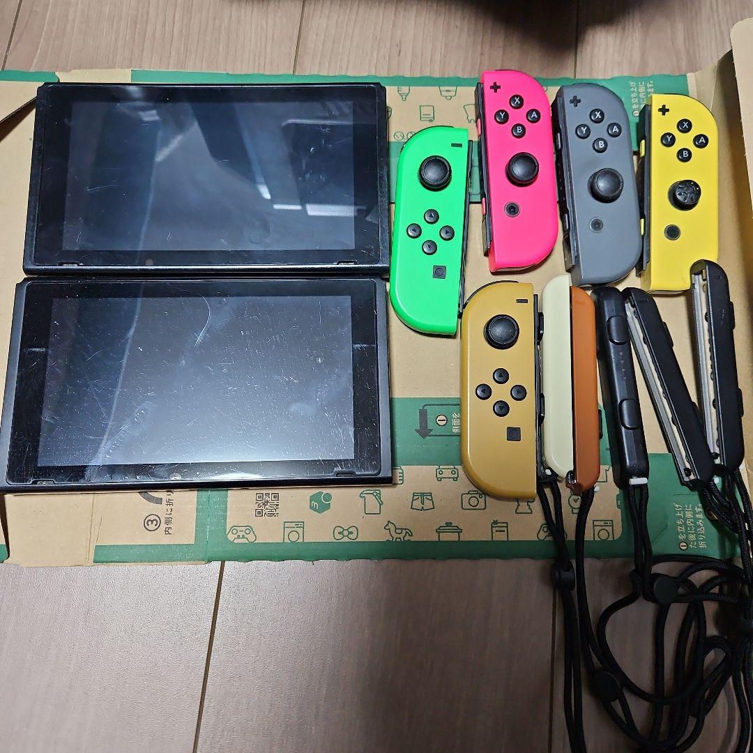 Nintendo Switch本体、ジョイコンまとめ売りジャンク品