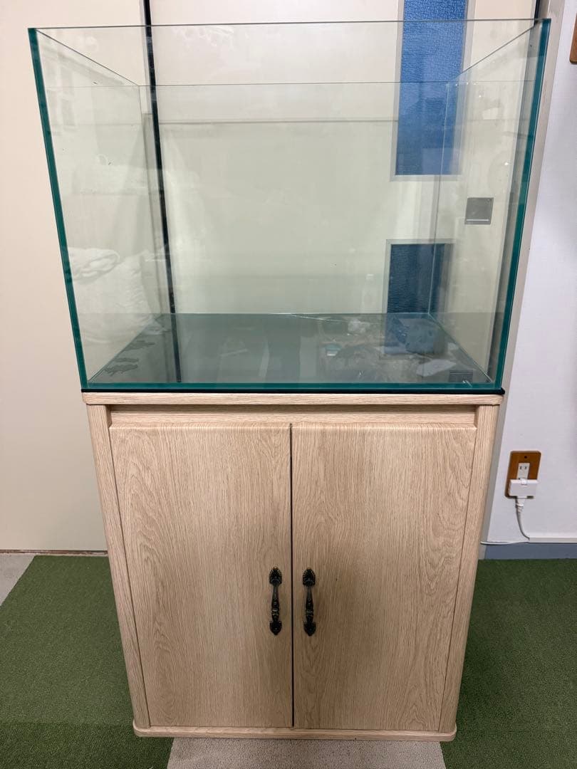(引取限定)中古水槽・リメイク水槽台セット 60×45×45