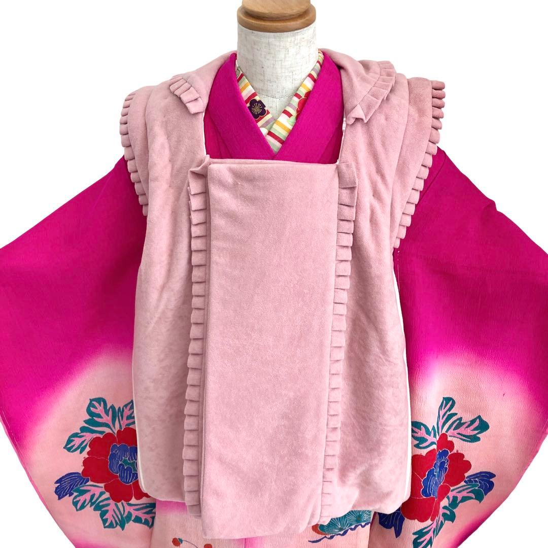 アンティーク　女の子　着物　七五三　3歳　NO6