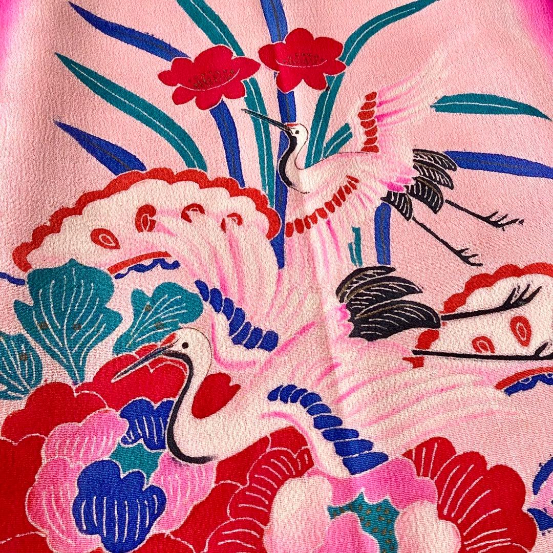 アンティーク　女の子　着物　七五三　3歳　NO6