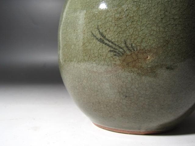 ☆　時代　高麗花入　黒田陶々庵極めがございます☆y467