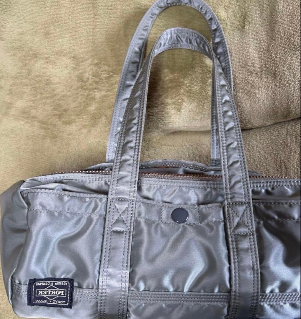 ★美品★ ポータータンカー ダッフル ドラムバッグ ミニボストンバッグ グリーン