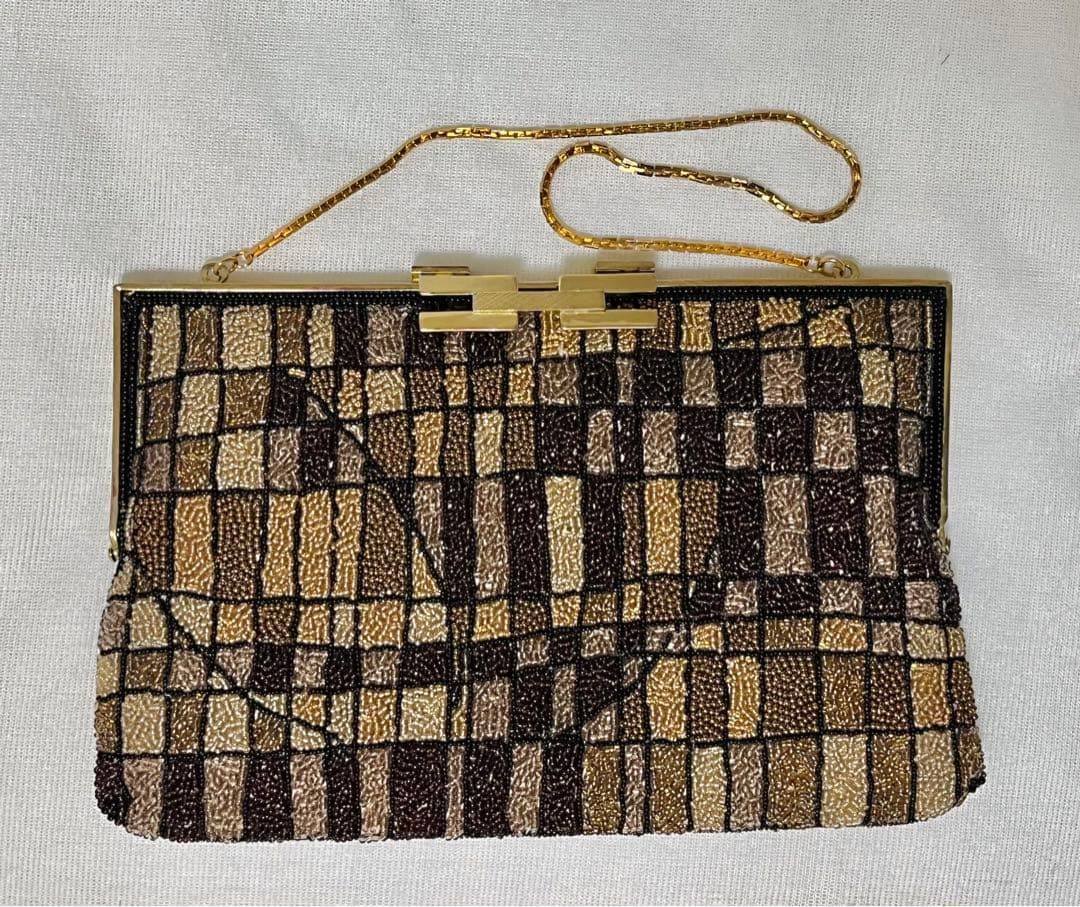 Lumyはしもと 和装バッグ ビーズ パーティーバッグ ヴィンテージ 2点セット