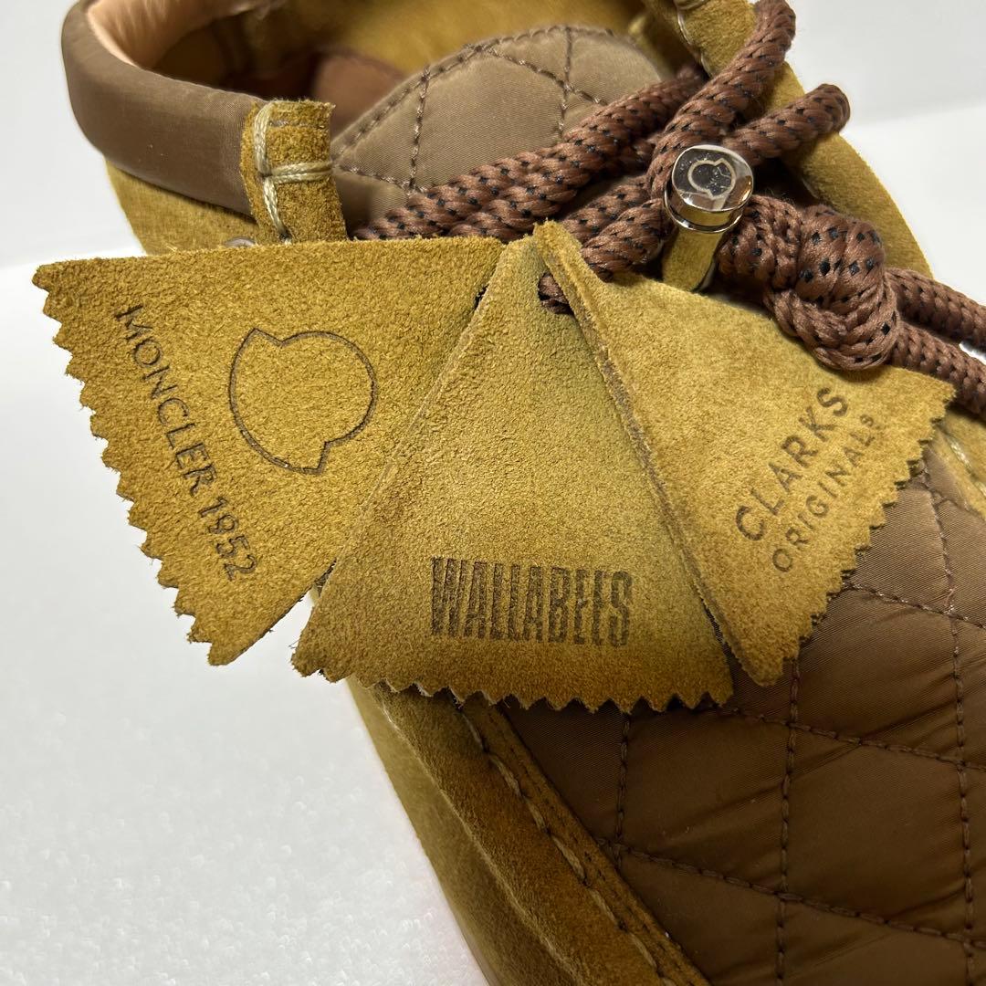 【希少】MONCLER × Clarks Wallabee 26cm コラボ
