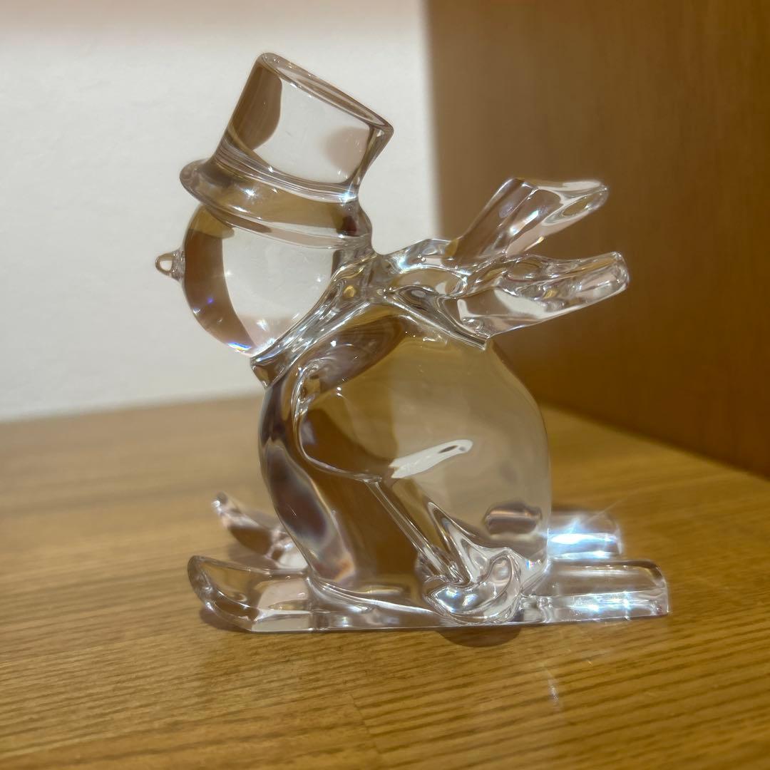 Baccarat クリスタル 雪だるま