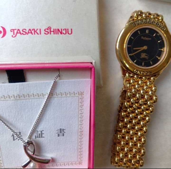 整理品ミキモトTASAKIバーバリーGUCCI財布サングラスFEILERパール