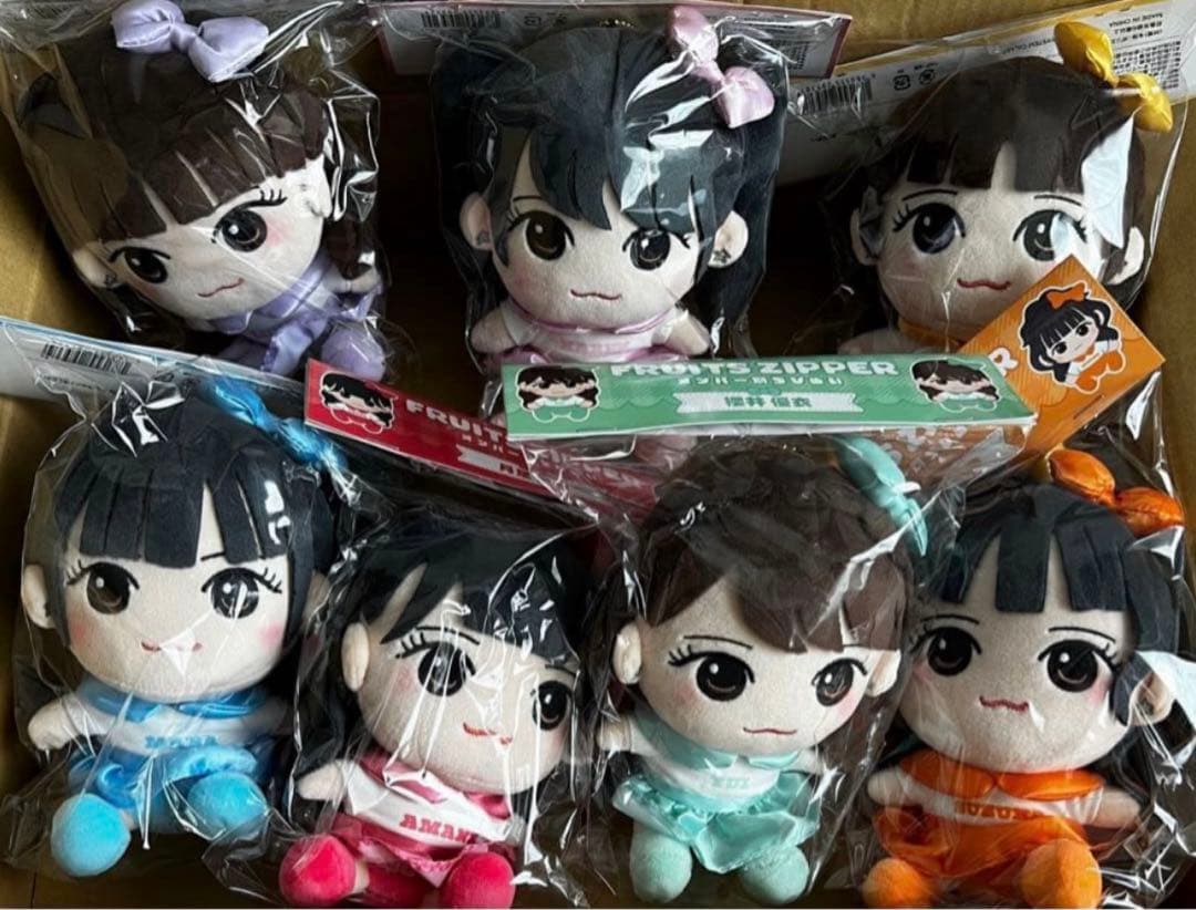 FRUITS ZIPPER メンバー別ちびぬい かわぬい ver.1 7体