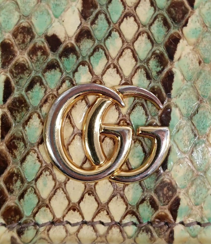 APX08 グッチ マーモント コンパクトウォレット 2つ折り財布